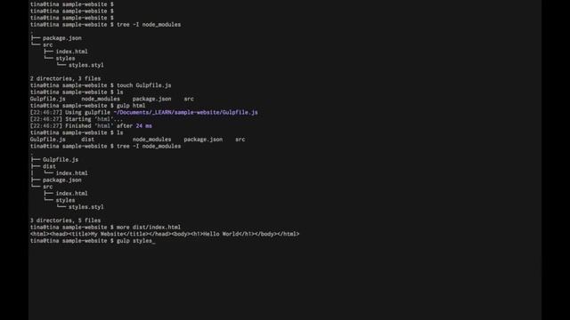 Setting up a BrowserSync workflow with Stylus and HTML minification смотреть онлайн