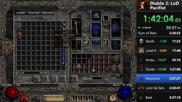 Diablo 2 - Pacifist (Paladin) - 3:23:28 смотреть онлайн