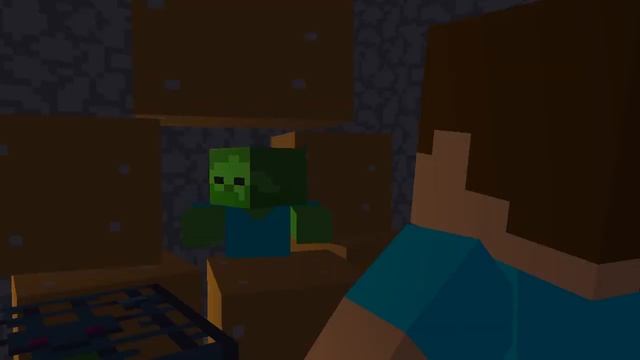 minecraft short animation - dungeon смотреть онлайн