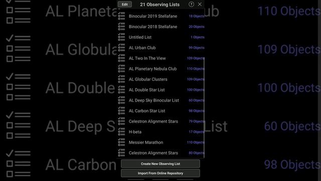 Celestron Alignment Stars in Sky Safari 6. смотреть онлайн