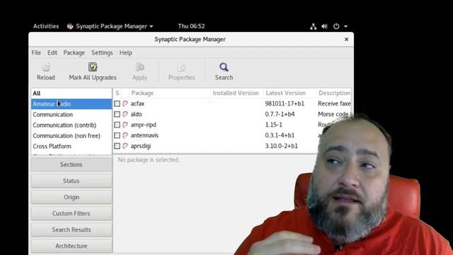 Pacotes do DEBIAN e SYNAPTIC PACKAGE MANAGER смотреть онлайн