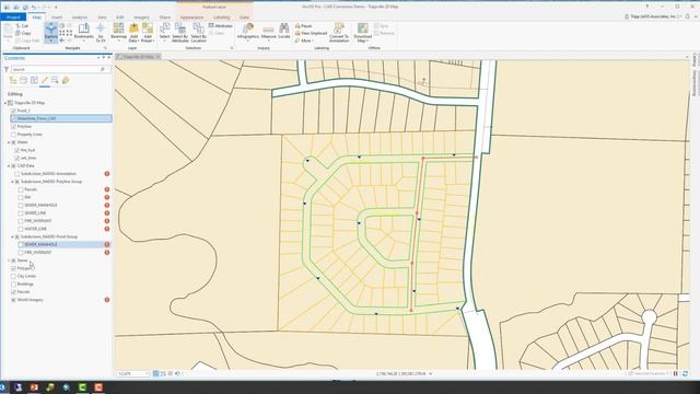 Converting CAD data in ArcGIS Pro смотреть онлайн
