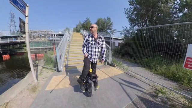 Veteran Sherman-S Morning Ride On One Wheel