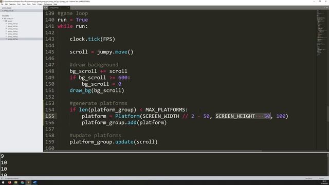 PyGame Endless Vertical Platformer Beginner Tutorial in Python - PART 7 | Infinite Platforms смотреть онлайн