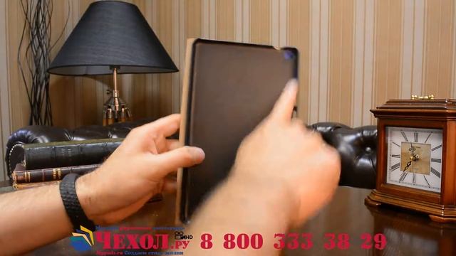 Фирменный чехол-футляр-книжка для Huawei MediaPad T3 8.0 LTE синий смотреть онлайн