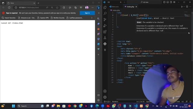 HOW TO CONNECT MYSQL TO HTML FORM | MYSQL | DATABASE CONNECTION TO PHP HTML FROM @codetodream смотреть онлайн
