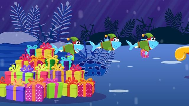 Santa Shark | Baby Shark Christmas Song смотреть онлайн