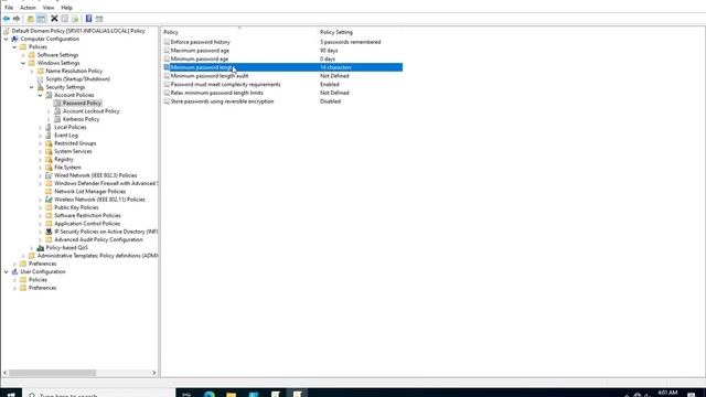 Relax Minimum password Length Password Policy | Windows server 2022 смотреть онлайн