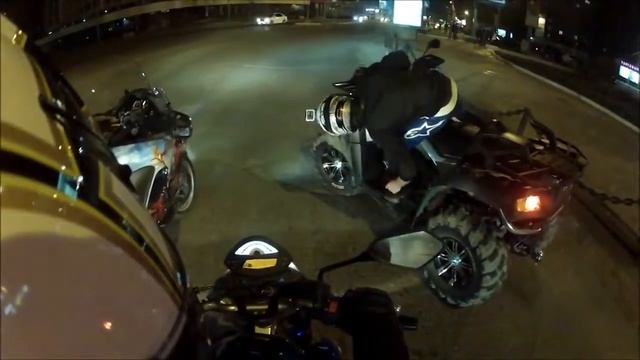 ночные мото покатушки с Одессы ребята в Киев )) смотреть онлайн