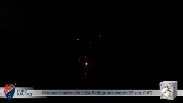 Батарея салютов ЛЕБЕДИНОЕ ОЗЕРО (25х0,8) PKU924 смотреть онлайн
