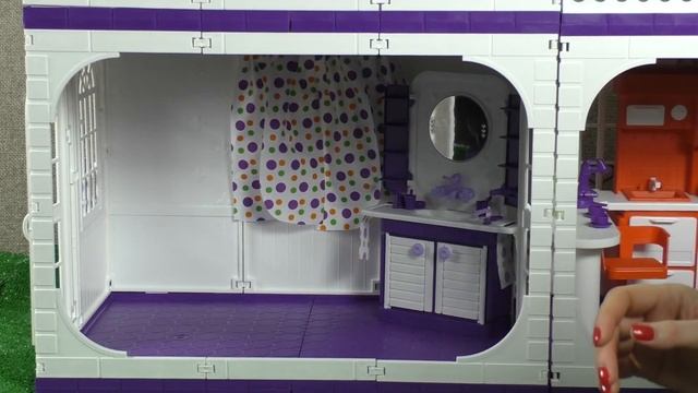 Расстановка мебели в кукольный дом -коттедж/Arrangement of furniture in the doll house смотреть онлайн