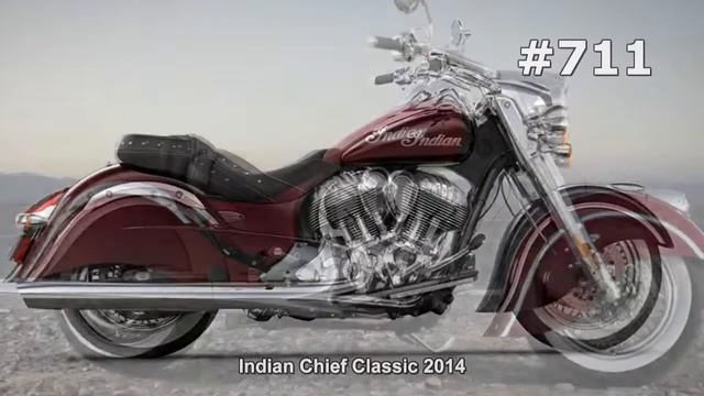 #711. Самый быстрый мотоцикл Indian Chief Classic 2014