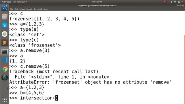 PYTHON TUTORIAL [ FROZEN SET IN PYTHON ( TAMIL ) ] смотреть онлайн