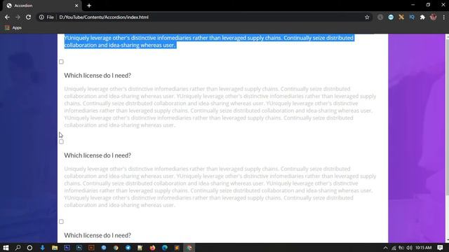 Simple Accordion Using HTML and CSS Only Easy Guideline смотреть онлайн