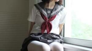 Double white pantyhose