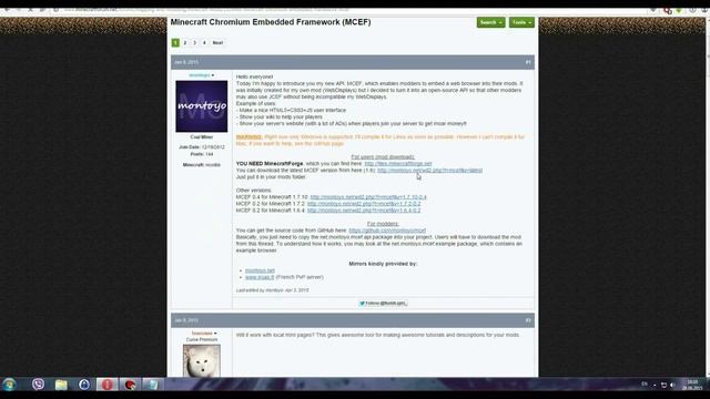 Как Установить мод Web Displays