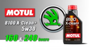 Motul 8100 X Clean+ 5w30 (отработка из Skoda 160 и 240 моточасов, дизель).