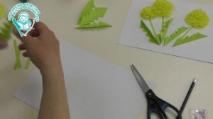 Аппликация «Одуванчик»