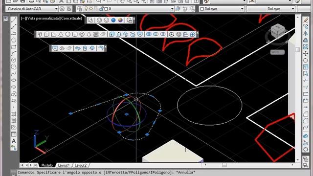 Autocad 3d Tutorial - Lezione 01 - Introduzione alla modellazione e primi comandi смотреть онлайн