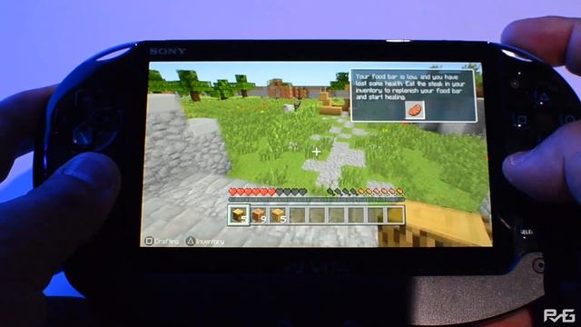 [E3 2014] Minecraft PS Vita Gameplay