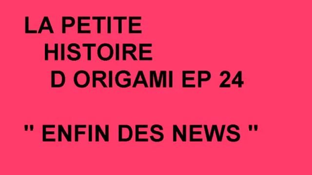 LA PETITE HISTOIRE D'ORIGAMI III ep 24 смотреть онлайн