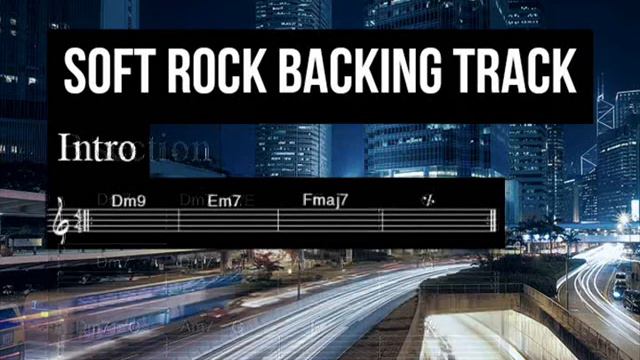 Soft rock guitar backing track - Urban feel jam track in Am / 150 bpm смотреть онлайн