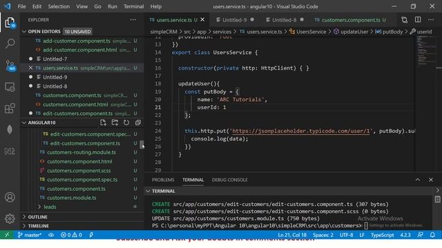 Angular 10 Tutorial #76 - HTTP PUT Tutorial | Angular 10 Tutorial For Beginners смотреть онлайн