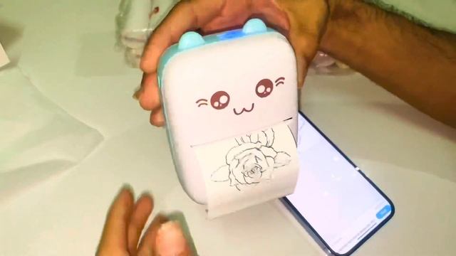 Mini thermal printer | Bluetooth printer | unboxing and review | gulsheryt смотреть онлайн