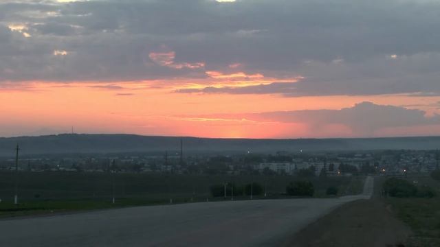 Рассвет над г. Похвистнево. смотреть онлайн