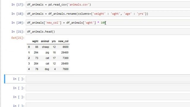 BiteSize Pandas 4 - Adding and Deleteing Columns #1 смотреть онлайн