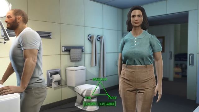 Fallout 4 Character Creation - Female Body Shapes смотреть онлайн