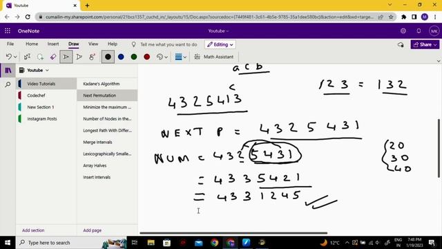 Next Permutation || Interview Question || DSA Sheet смотреть онлайн
