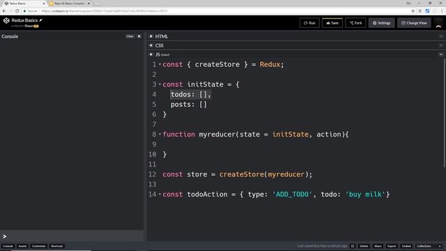 Complete React Tutorial (& Redux) #36 - Redux Actions смотреть онлайн