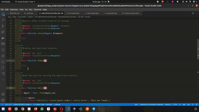 02 de 02 - logica front e back - CRUD em Laravel #laravel #crud #crudlaravel #aVerySimpleLaravelBlo смотреть онлайн