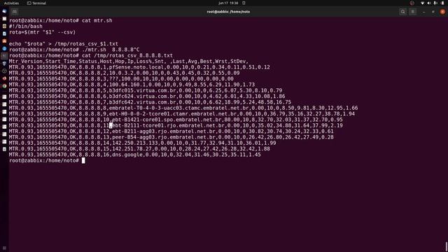 Monitoramento de rotas via MTR смотреть онлайн