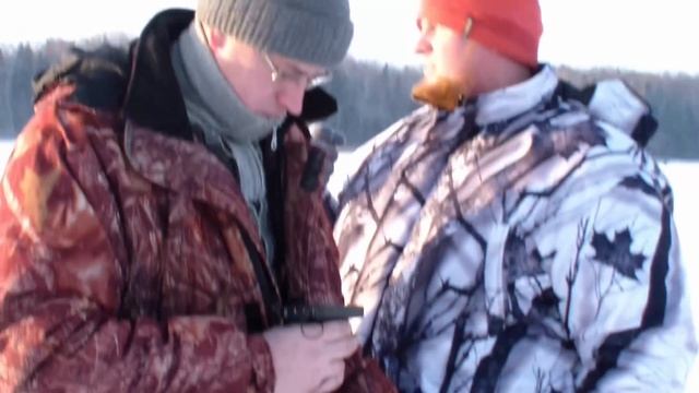 Зимняя рыбалка. р.Троца 29.11.15. Открылся. смотреть онлайн