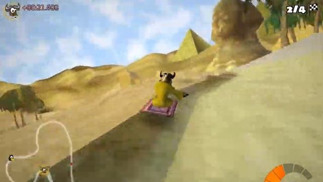 Super Tux Racing - My dad vs me - Linux Games смотреть онлайн