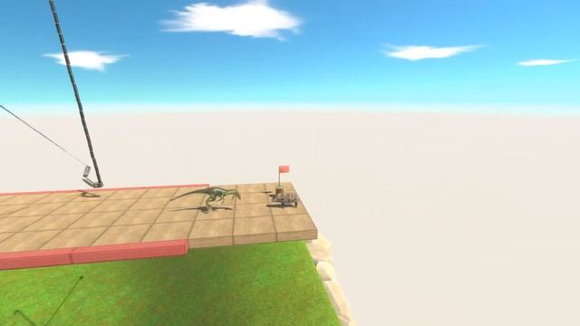 RUNNING Carnivore Dinosaurs VS DANGEROUS «WINDMILLS»? - Animal Revolt Battle Simulator смотреть онлайн