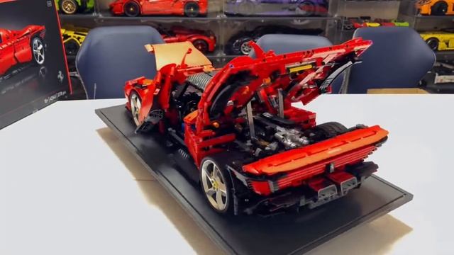 Nonlego Sports Car Bricks Compatibility 42143 Fer Rari Daytona SP3 Building Blocks