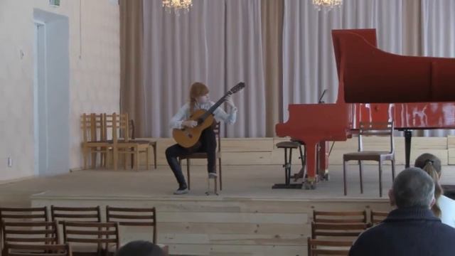 Ф. Сор - Фолия, Русская народная песня "Ой, при лужку" смотреть онлайн