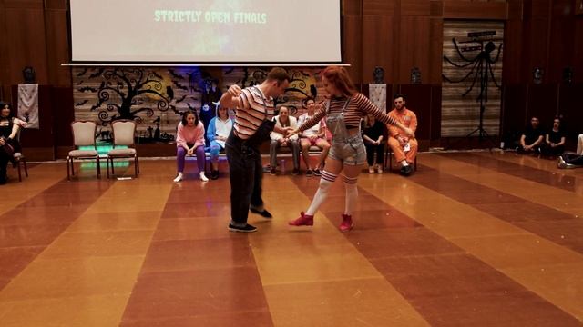 Kyle Fitzgerald & Giulia Kohlrusch - 2nd place Strictly Open Finals - Warsaw Halloween Swing 2023 смотреть онлайн