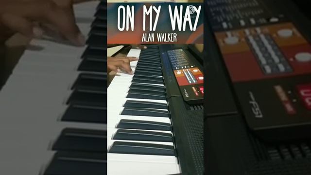 On my way / Alan walker on keyboard ( Yamaha psr f51) смотреть онлайн