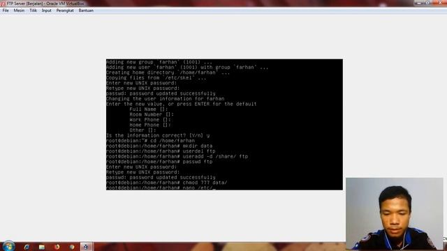 Konfigurasi FTP Server Debian 8 di Oracle VM VirtualBox смотреть онлайн