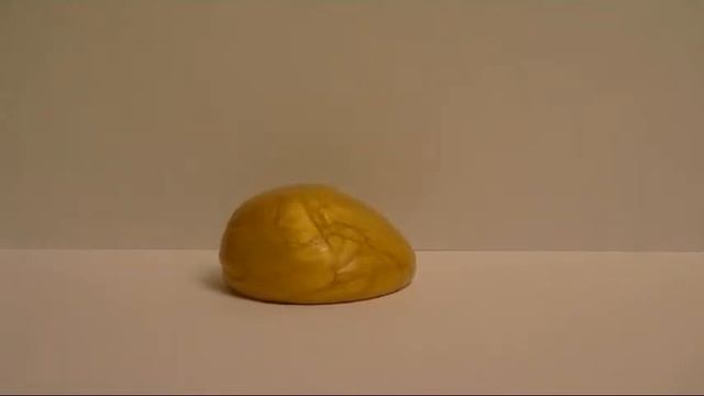 Как растекается жвачка для рук (Золотая клякса) - таймлапс смотреть онлайн
