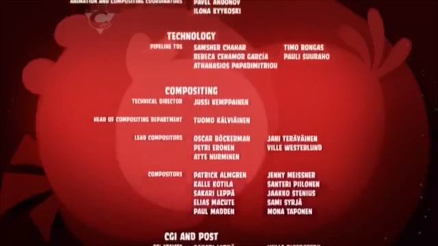 Angry Birds Credits