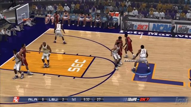 College Hoops 2K7 PlayStation 3 Gameplay - LSU Vs. Alabama смотреть онлайн