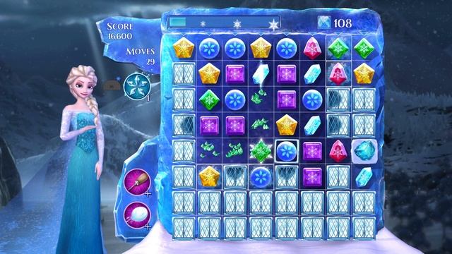 How to beat level 248 of Frozen Free Fall Snowball Fight walkthrough part 41 смотреть онлайн