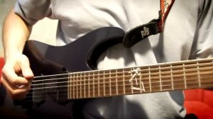 Как играть прием Галоп на электрогитаре (тяж!)