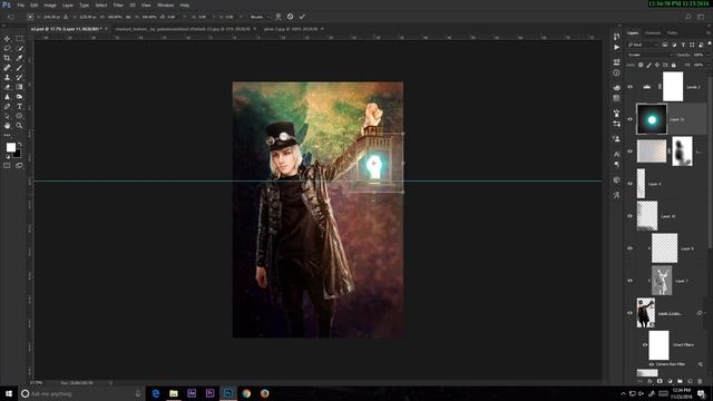 Movie Poster l Photo Manipulation Photo Effects l Photoshop CC 2017 Tutorials смотреть онлайн