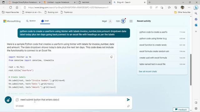 Tkinter and Excel Create a Userform and Save Data in Minutes смотреть онлайн